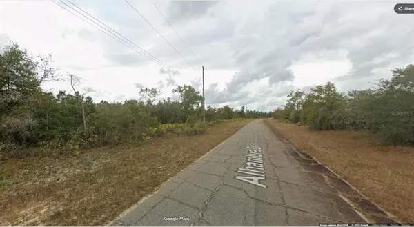 a view of a pathway both side of building