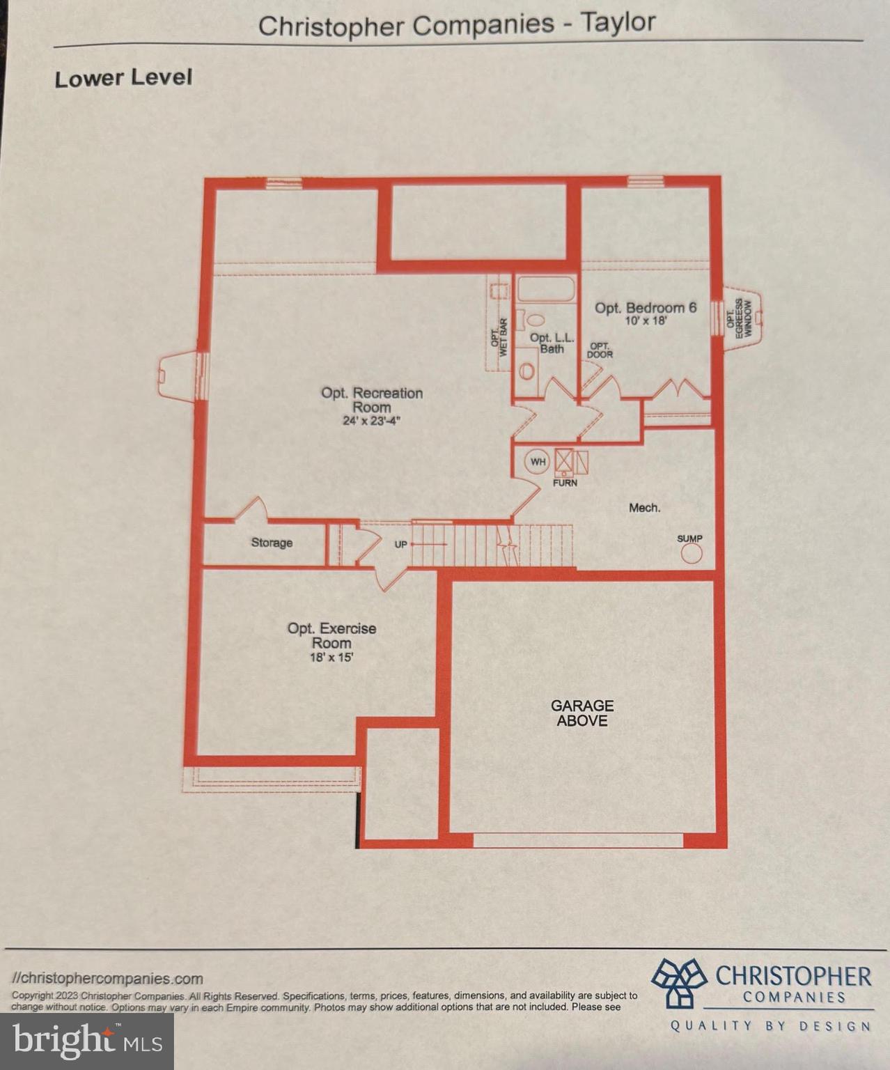 6233 McConnell Lane Springfield, VA 22152 - Photo 58 of 58 Slight variations in the actual floor plan