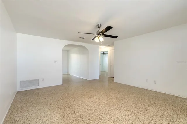 a view of an empty room