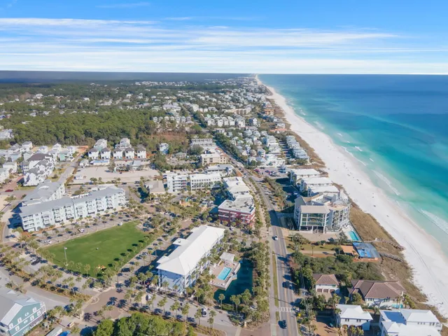 a view of city and ocean