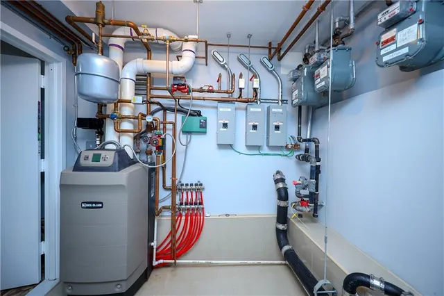 a view of storage and utility room