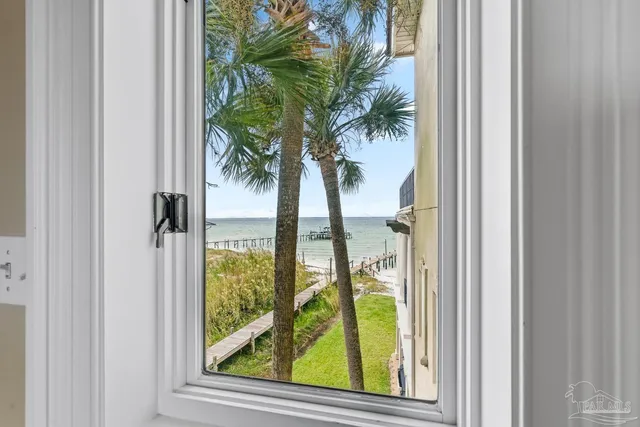 a city view from a balcony