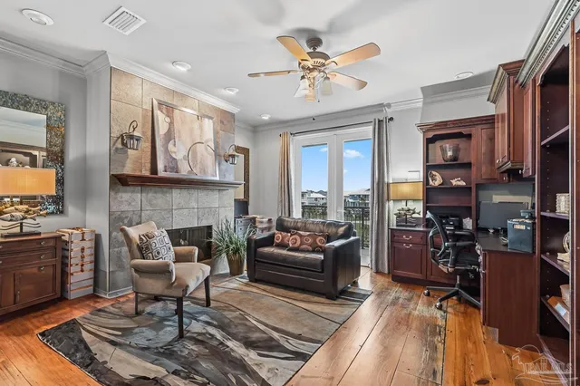 a view of balcony with staircase