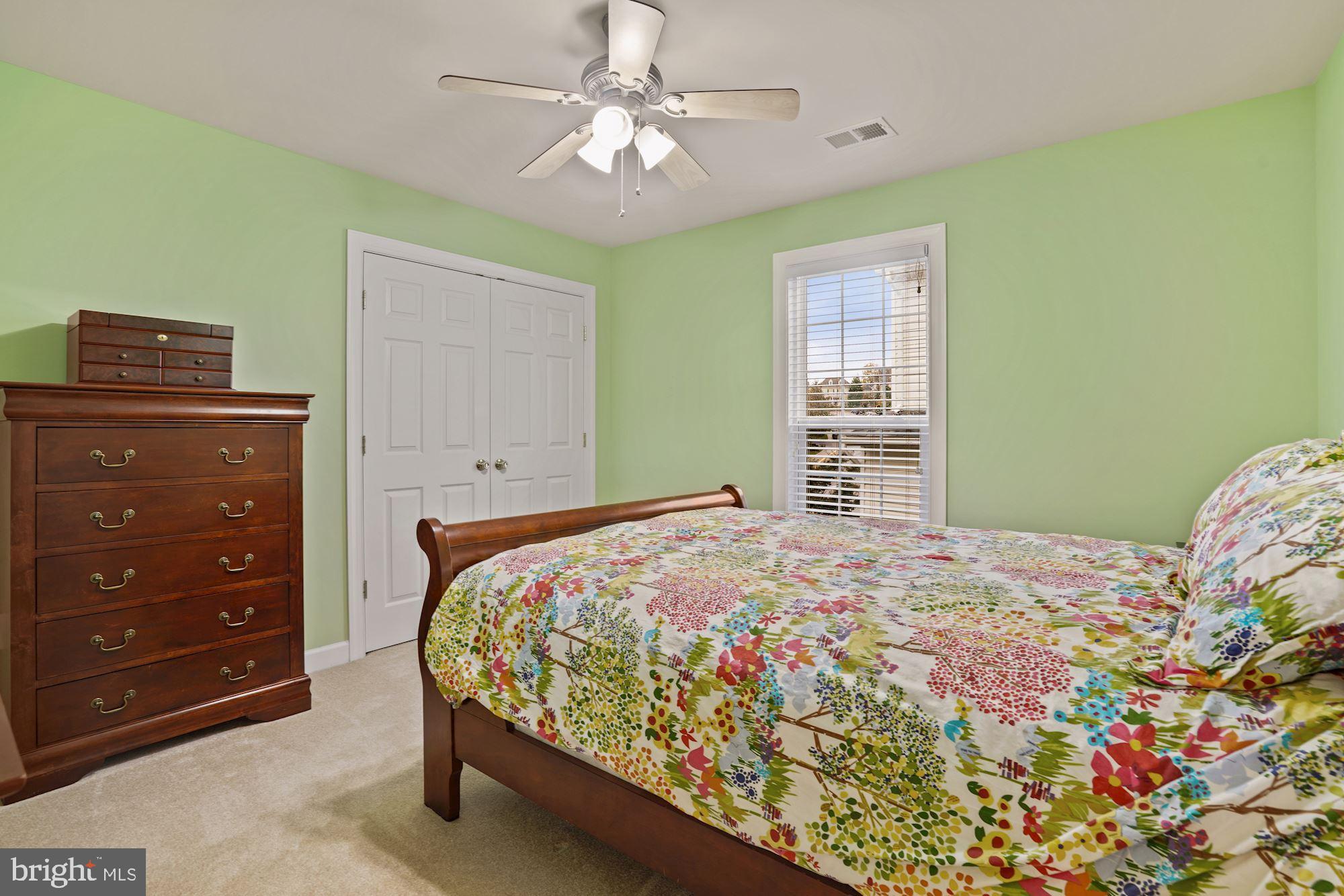 9050 Furey Road Lorton, VA 22079 - Photo 31 of 53 Bedroom 2 Upstairs w/Ceiling Fan
