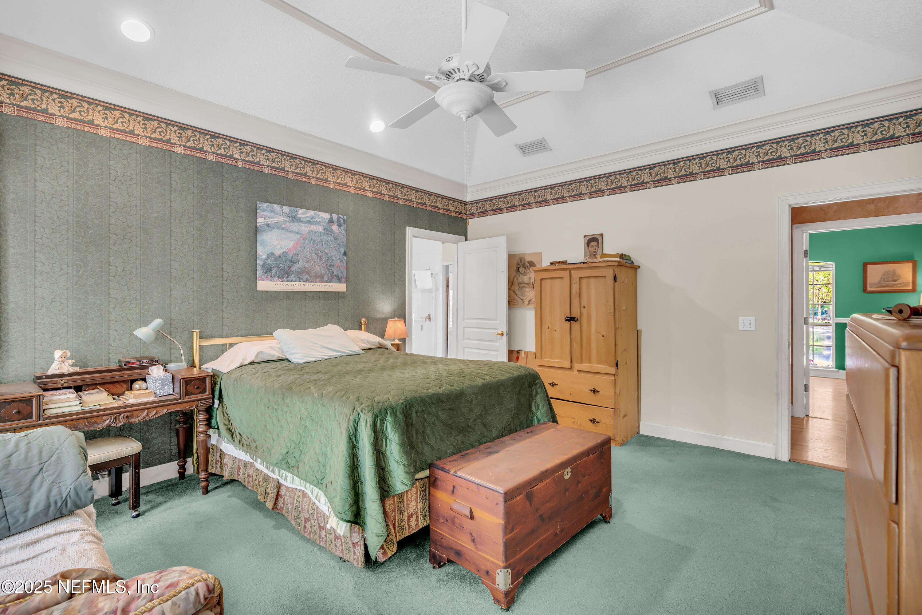 244 Bluebird Lane St. Augustine Beach, FL 32080 - Photo 26 of 66 a bedroom with a bed dresser and a window