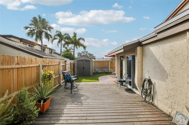 a view of outdoor space with seating area