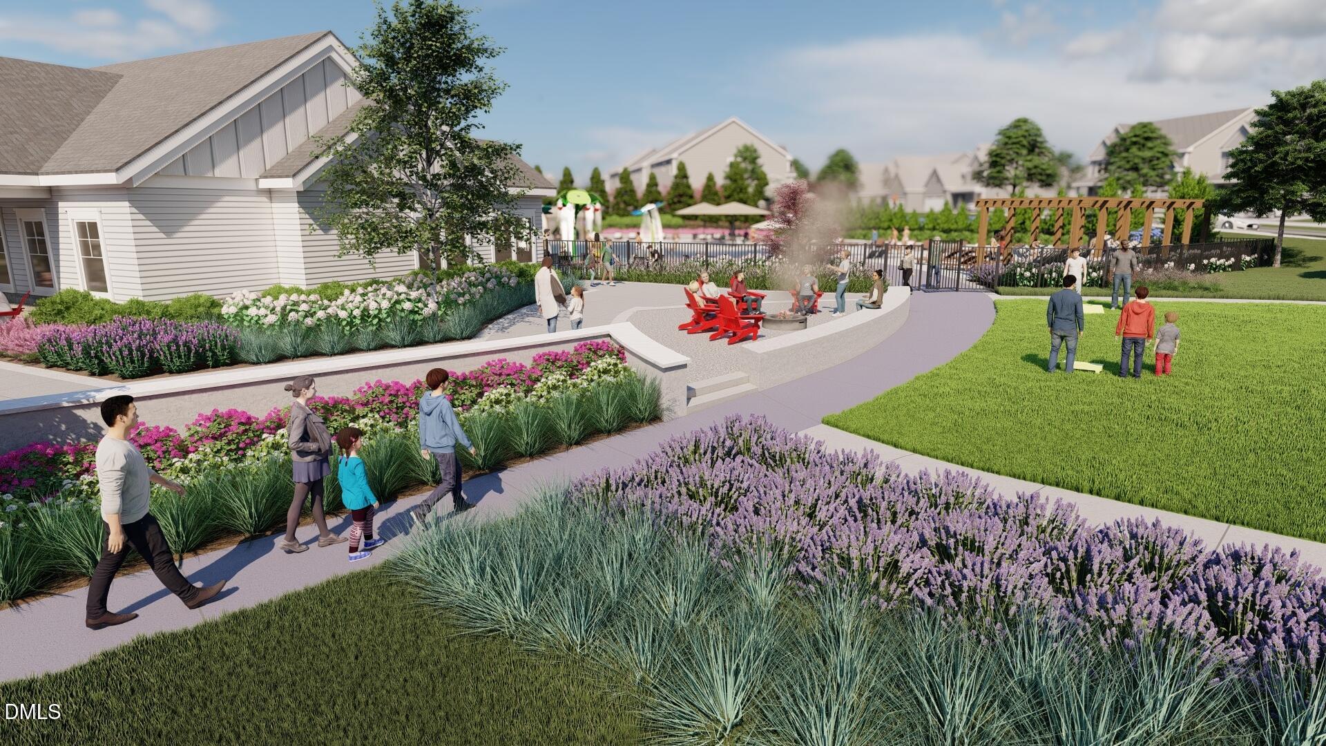 207 Bedstone Way Clayton, NC 27520 - Photo 19 of 20 a view of a back yard of the house