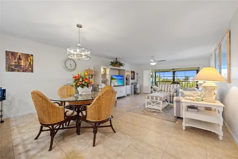 a view of a dining room and livingroom