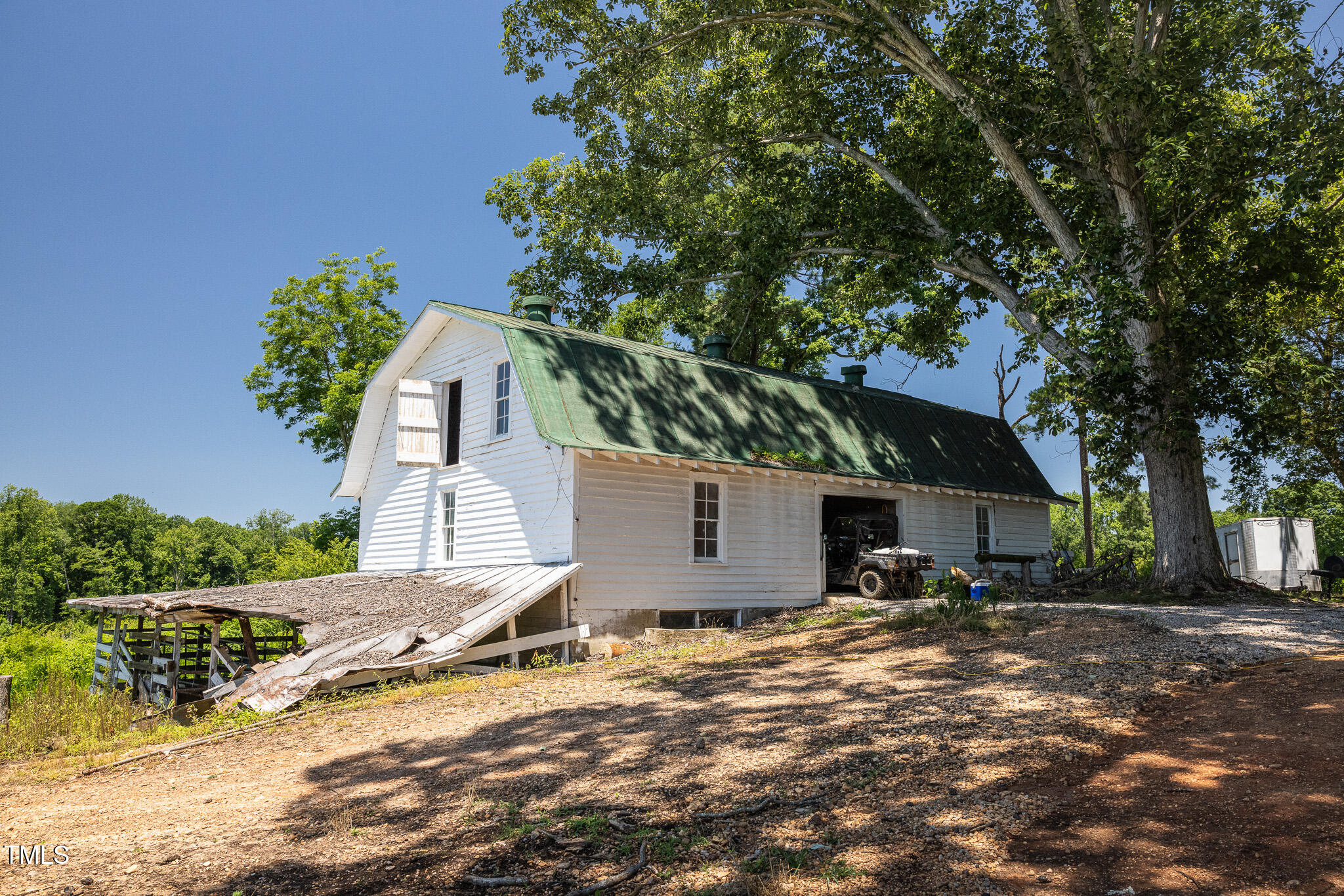 7090 Peele Road Bailey, NC 27807 - Photo 18 of 22 Large Barn with horse stalls and hay loft