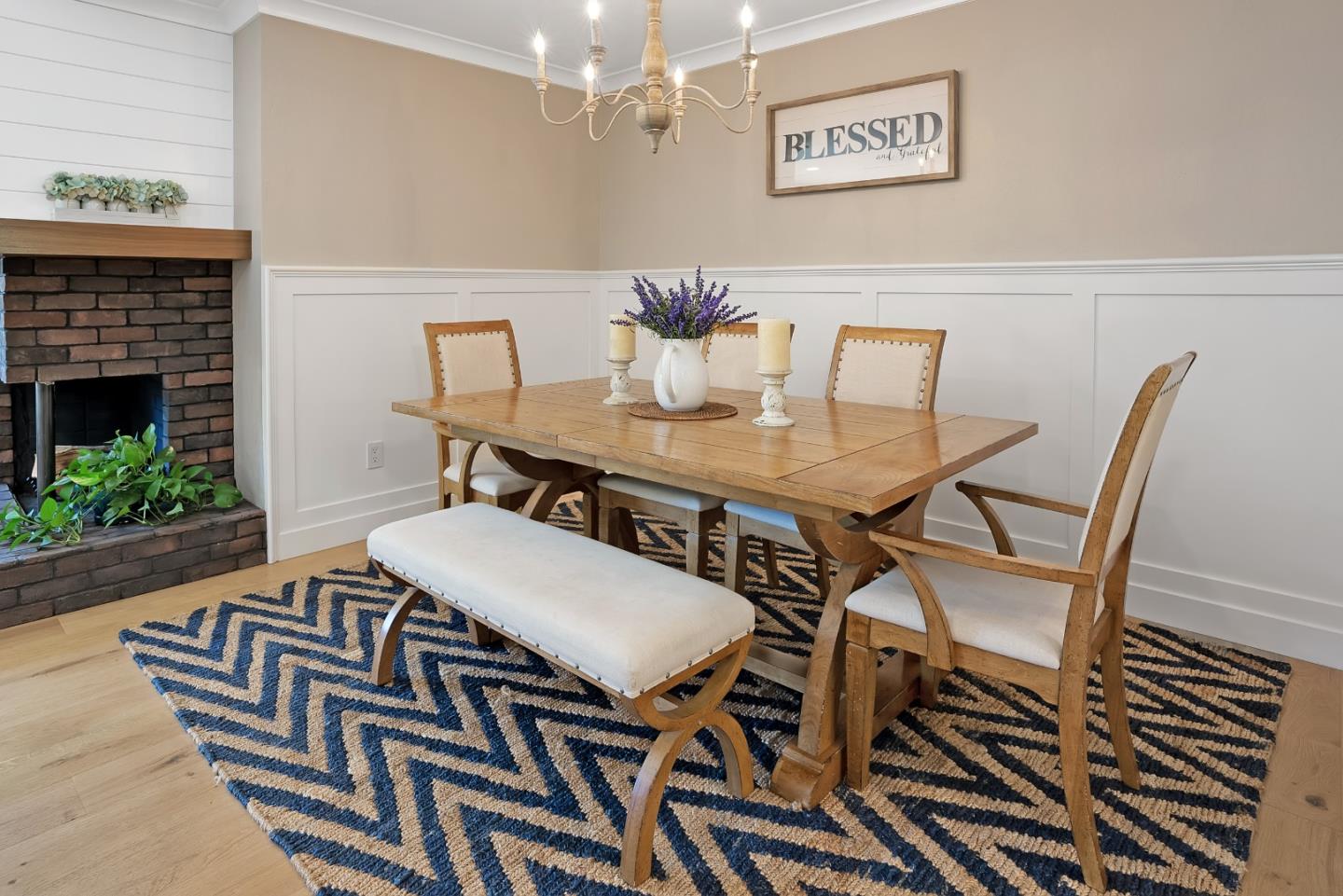 105 Rays Circle Hollister, CA 95023 - Photo 7 of 36 a view of a dining room with furniture and wooden floor
