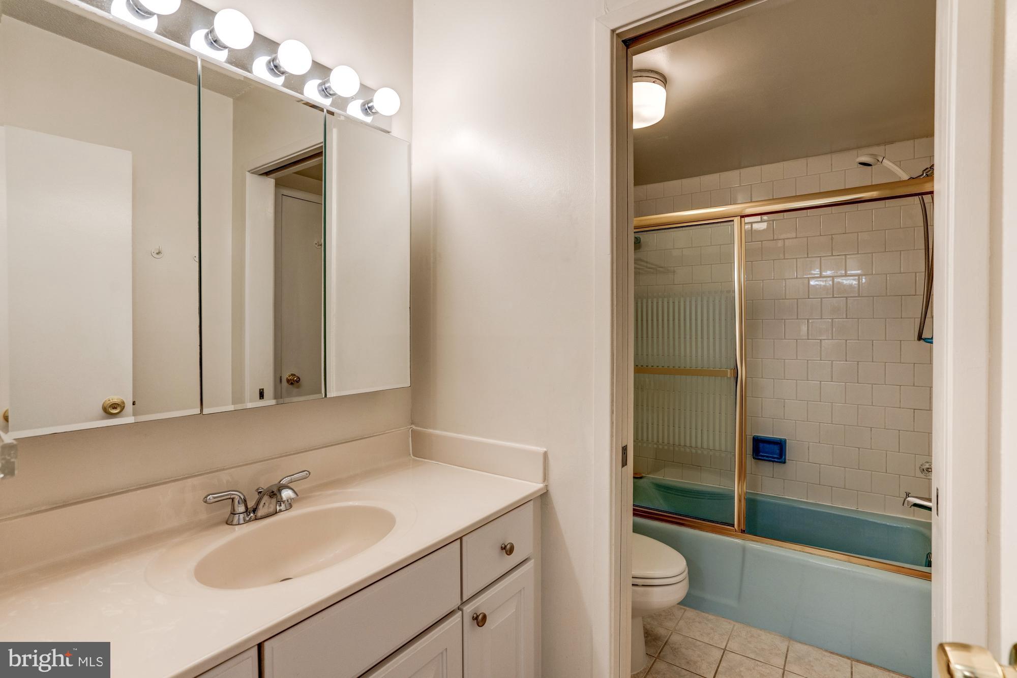 4515 Willard Avenue, Unit 719S Chevy Chase, MD 20815 - Photo 30 of 44 a bathroom with a sink a toilet and shower