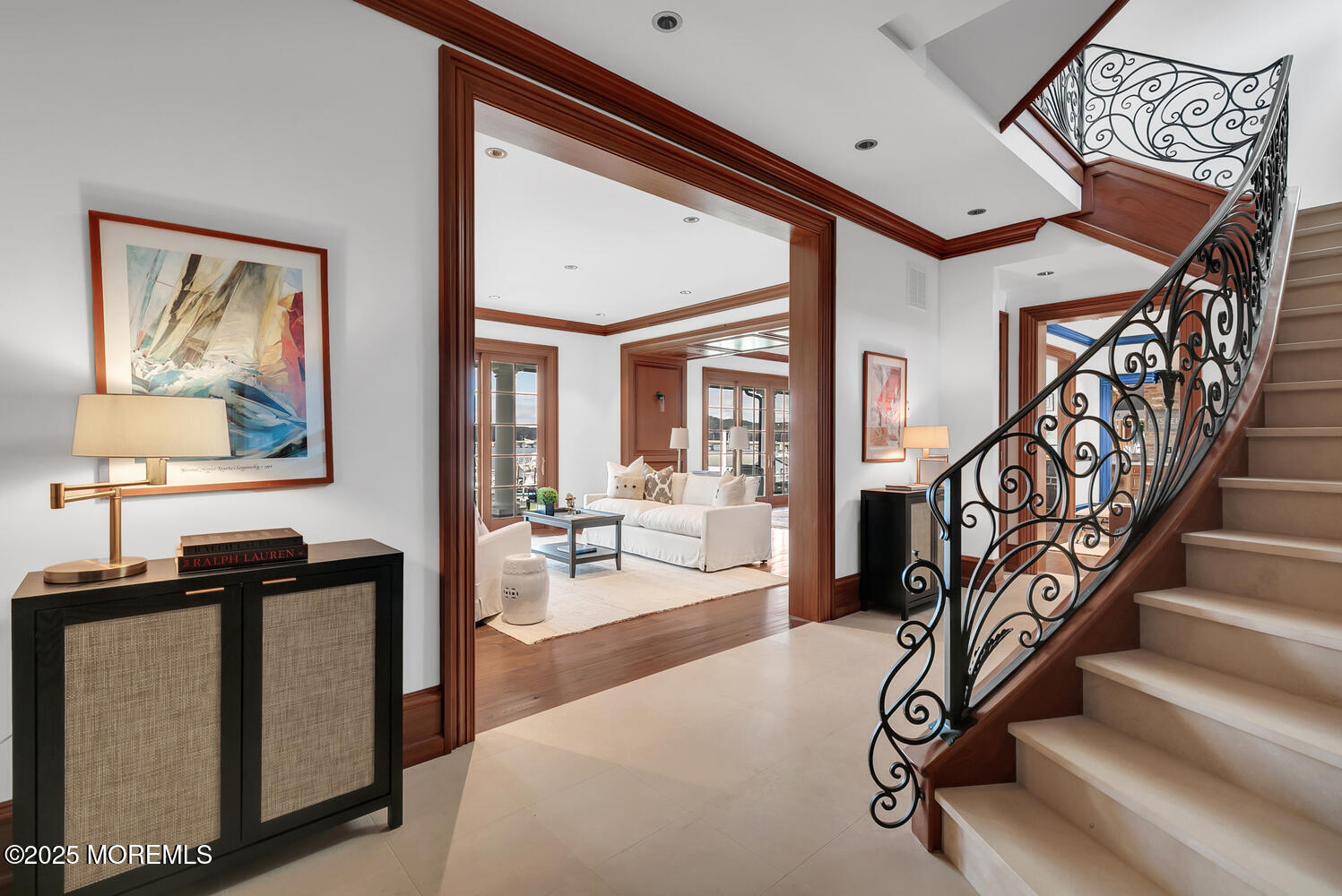 1 2nd Street Rumson, NJ 07760 - Photo 13 of 39 a view of a livingroom with furniture and a flat screen tv