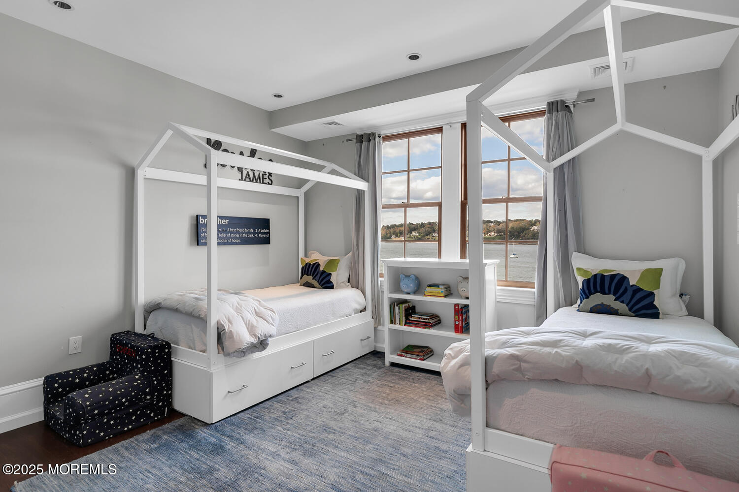 1 2nd Street Rumson, NJ 07760 - Photo 21 of 39 a bedroom with bed and a large window