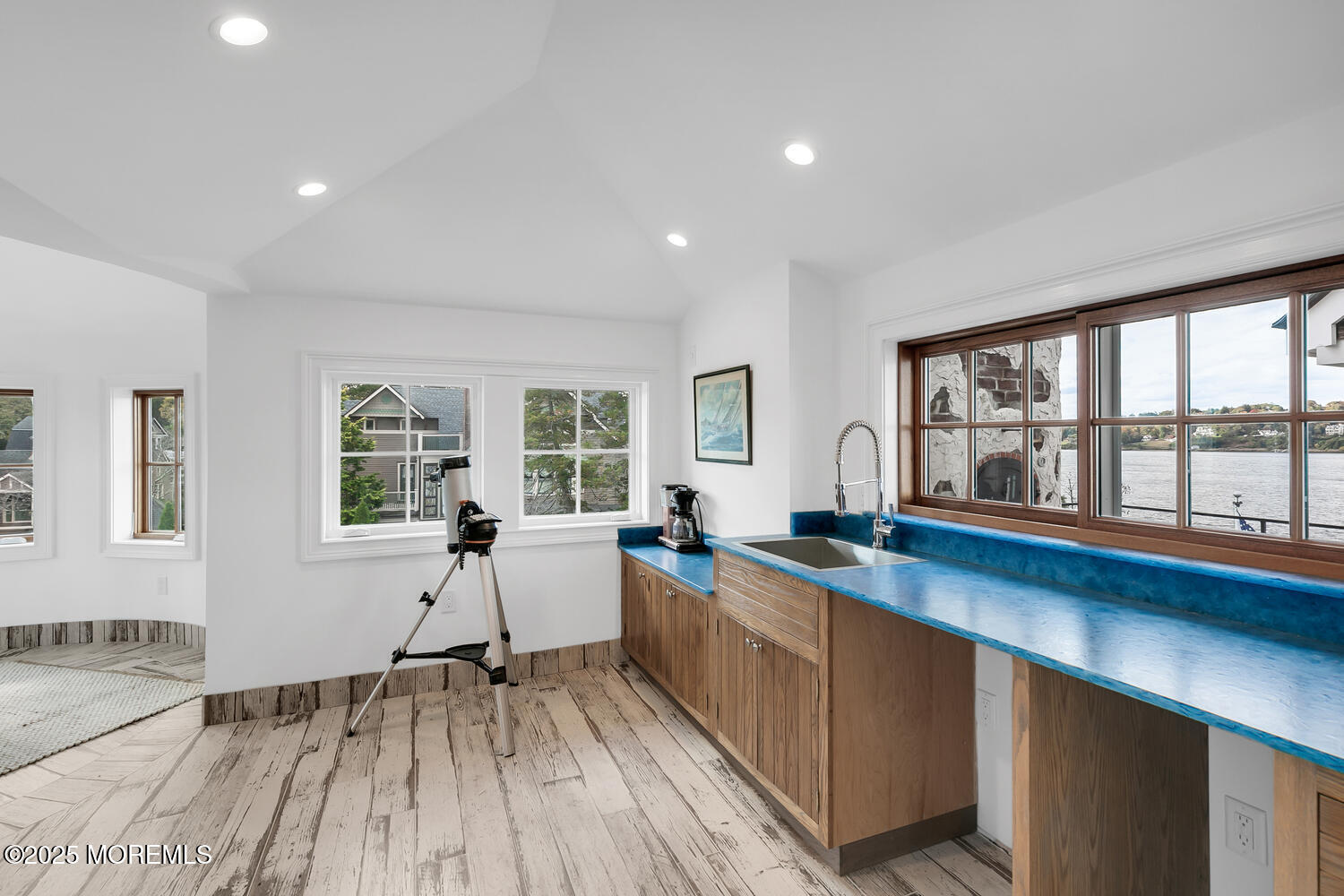 1 2nd Street Rumson, NJ 07760 - Photo 29 of 39 a kitchen with a sink and wooden floor