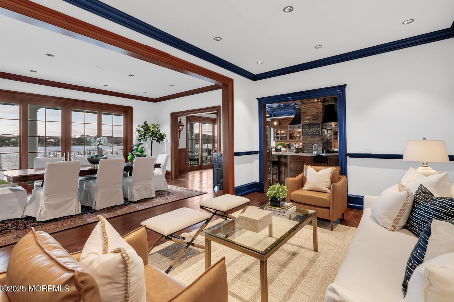 1 2nd Street Rumson, NJ 07760 - Photo 39 of 39 a living room with furniture and a floor to ceiling window