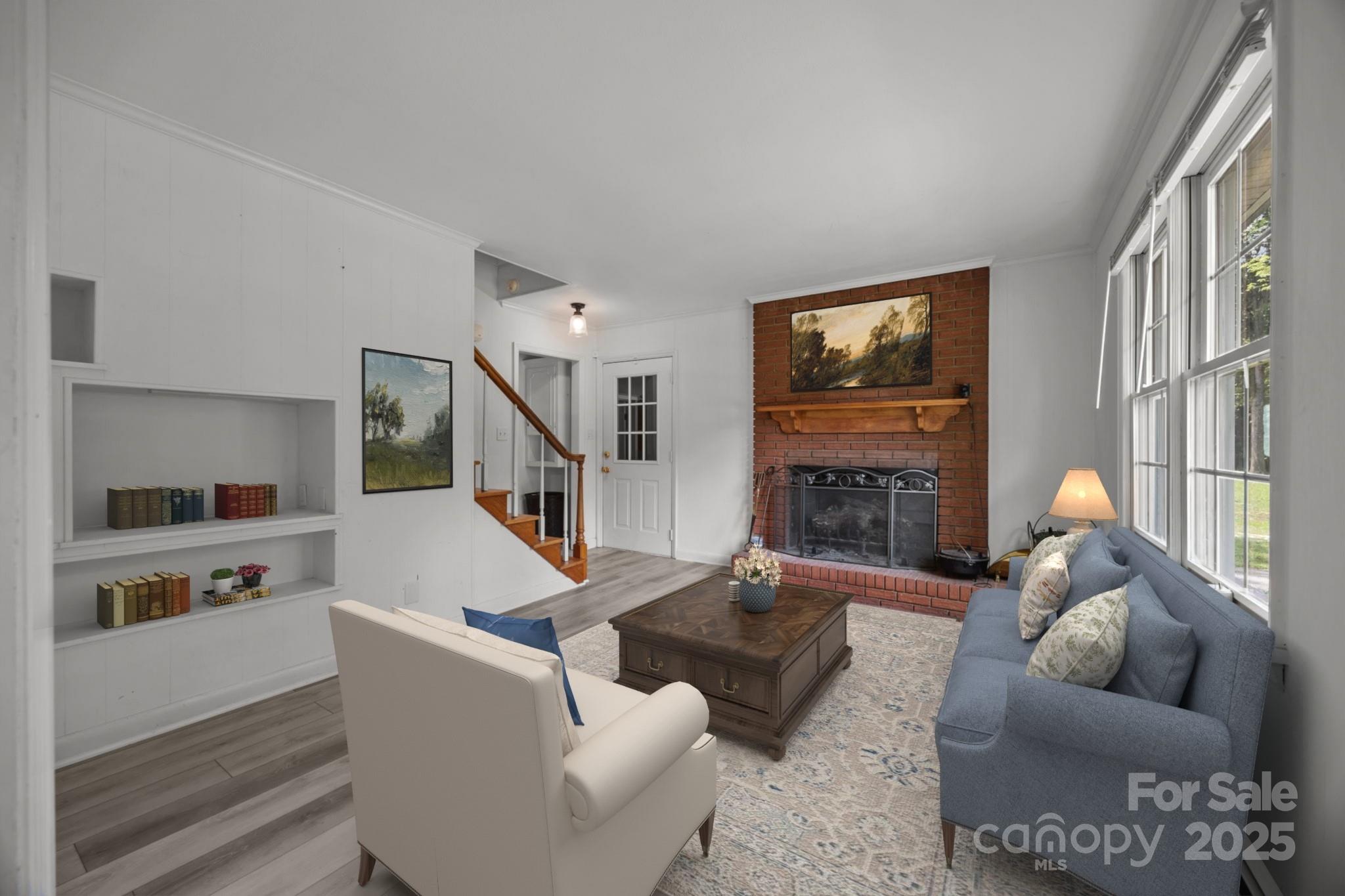 241 Stonewall Road Salisbury, NC 28144 - Photo 23 of 48 a living room with furniture and a flat screen tv