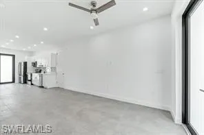 a view of empty room