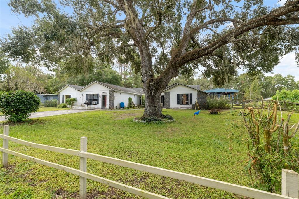 18160 Spangler Avenue Brooksville, FL 34604 - Photo 1 of 37 a front view of house with yard and green space