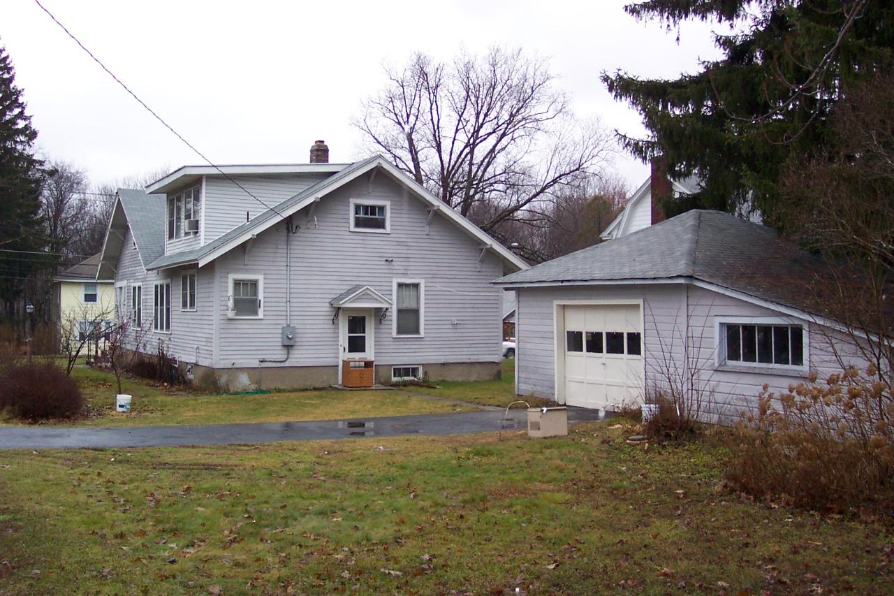 Back of House showing Garage