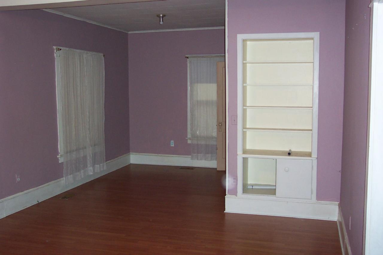 Living Room showing Bookcase