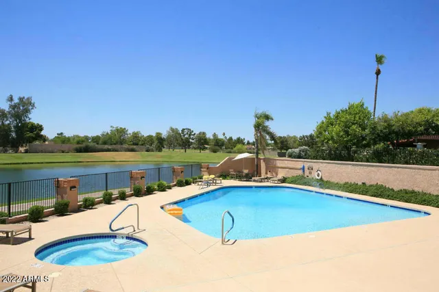 a view of outdoor space with garden