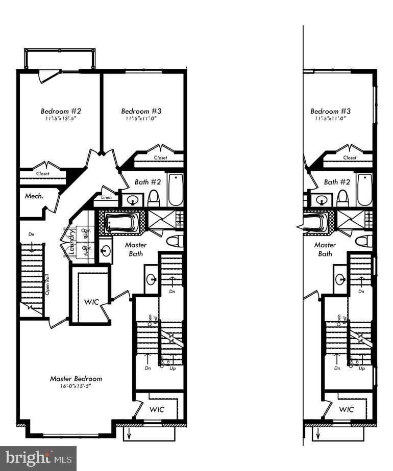 1216 Ribbon Limestone Terrace Southeast Leesburg, VA 20175 - Photo 32 of 33 Upper level floorplan