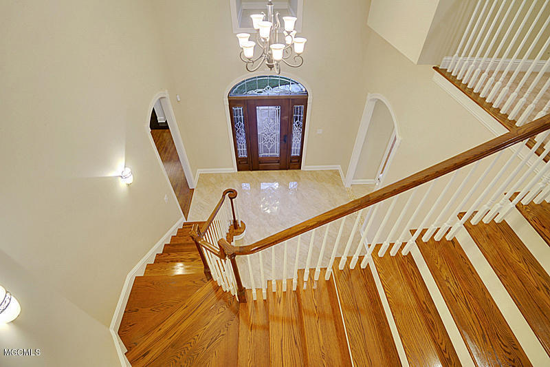 10720 Antioch Road Vancleave, MS 39565 - Photo 12 of 70 -12 - FOYER & STAIRS (Viewed from 2nd Fl