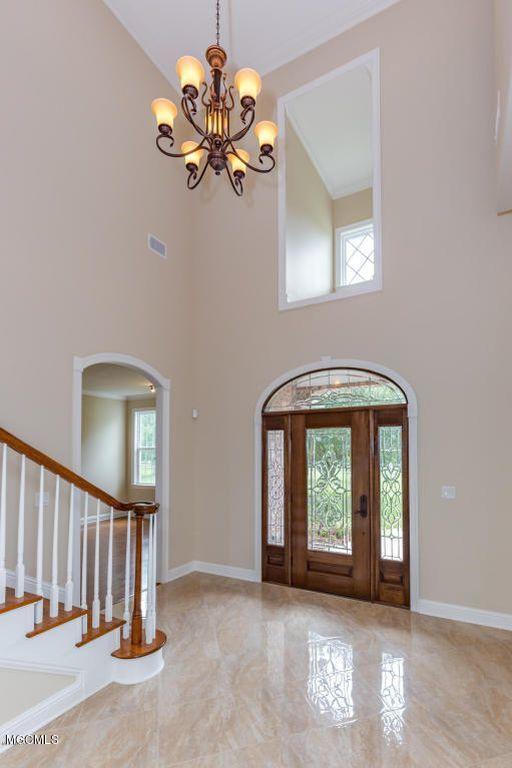 10720 Antioch Road Vancleave, MS 39565 - Photo 16 of 70 -16 - LW - FOYER & FRONT ENTRY