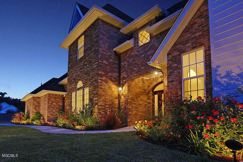 10720 Antioch Road Vancleave, MS 39565 - Photo 3 of 70 -03 - TWILIGHT VIEW (from right front)