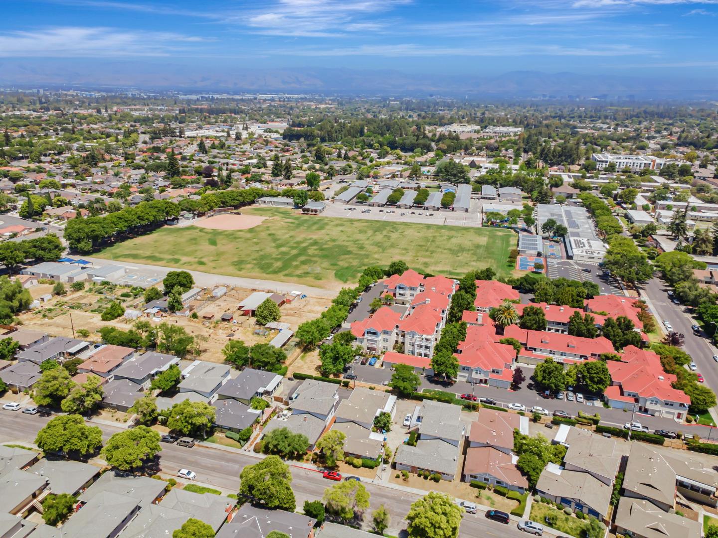 869 Bing Drive Santa Clara, CA 95051 - Photo 11 of 11 an aerial view of residential houses with outdoor space