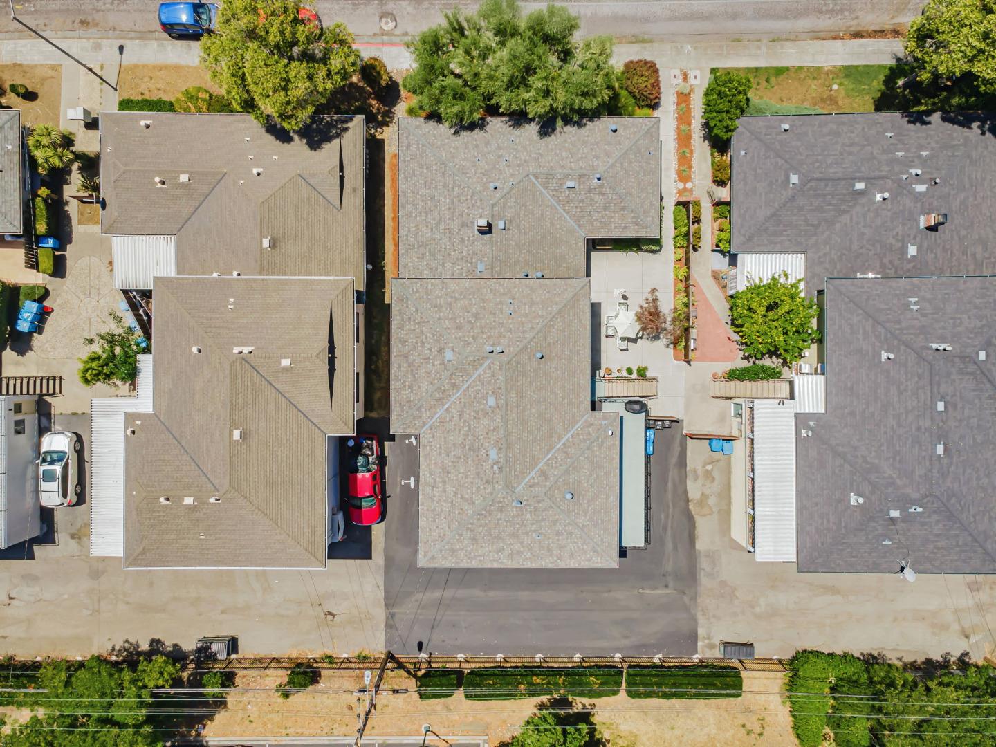 869 Bing Drive Santa Clara, CA 95051 - Photo 10 of 11 an aerial view of multiple houses with a yard