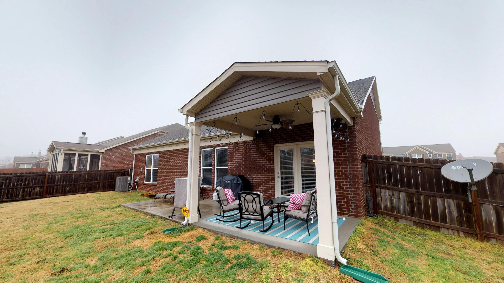1025 Merrick Road Hendersonville, TN 37075 - Photo 5 of 30 Relax on this covered porch with installed sun screen