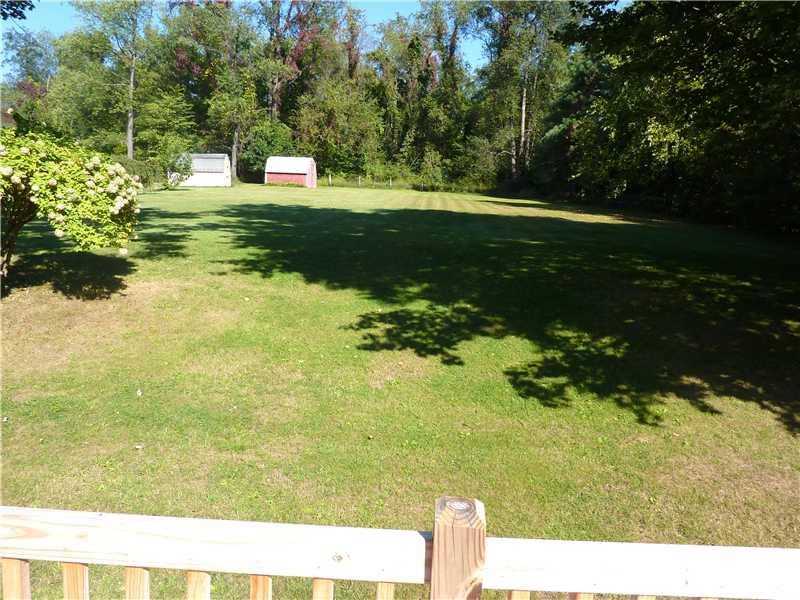952 Harper Road Crescent, PA 15046 - Photo 17 of 18 Exterior Back. REVERSE BACK YARD VIEW SHOWING SHED.