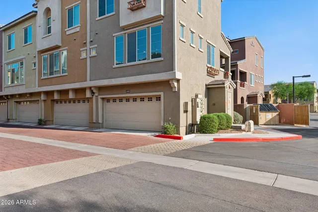 a front view of a multi story residential apartment building