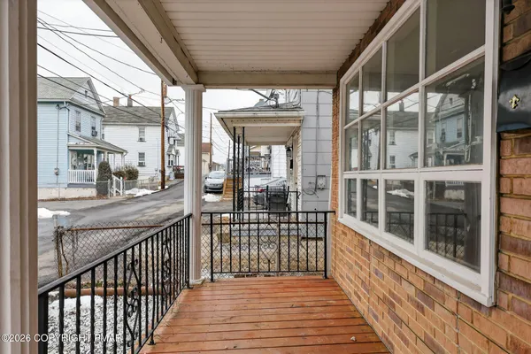 a view of front door of house
