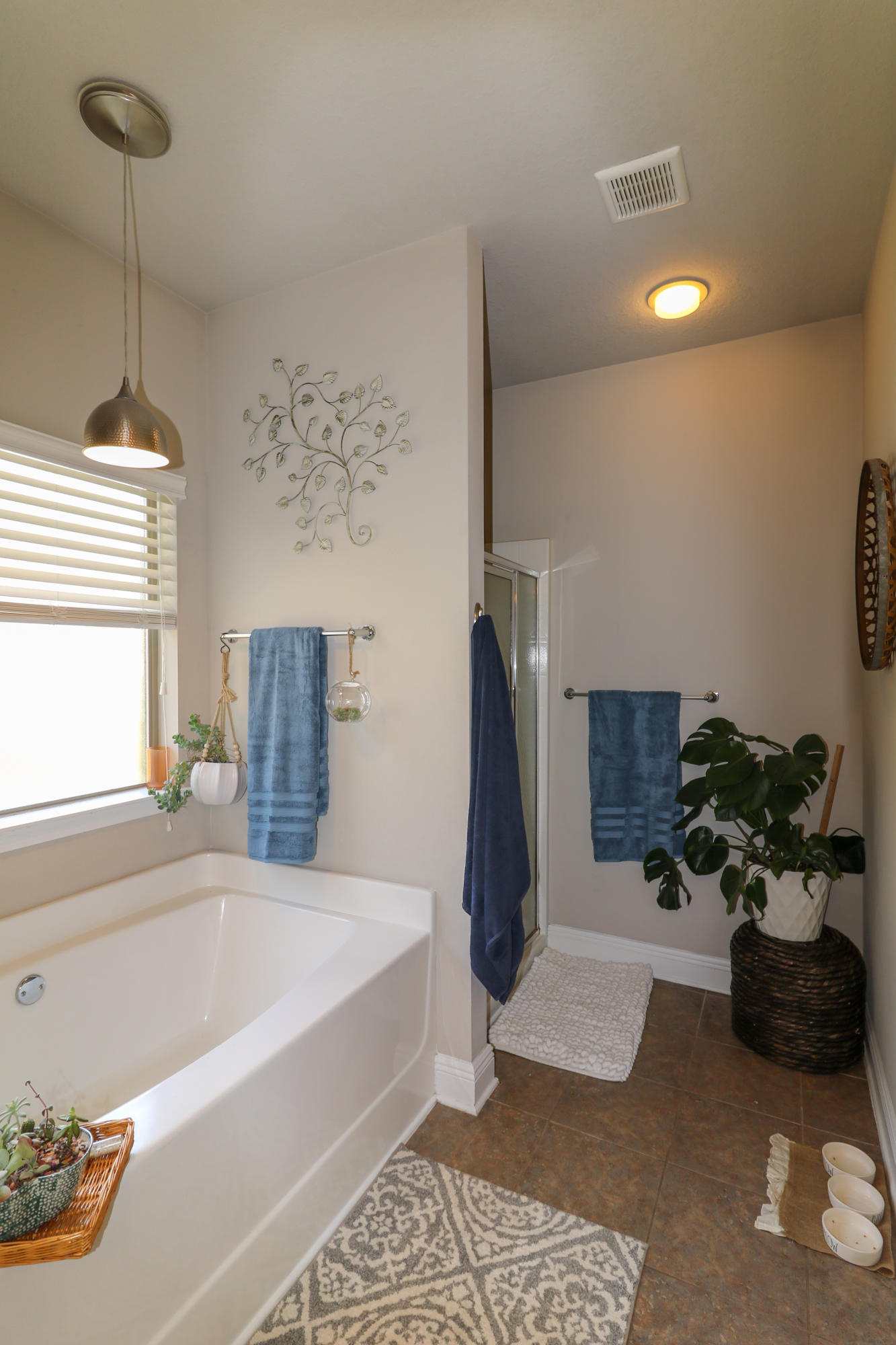 675 Red Fern Road Crestview, FL 32536 - Photo 18 of 35 a bathroom with a tub and a potted plant