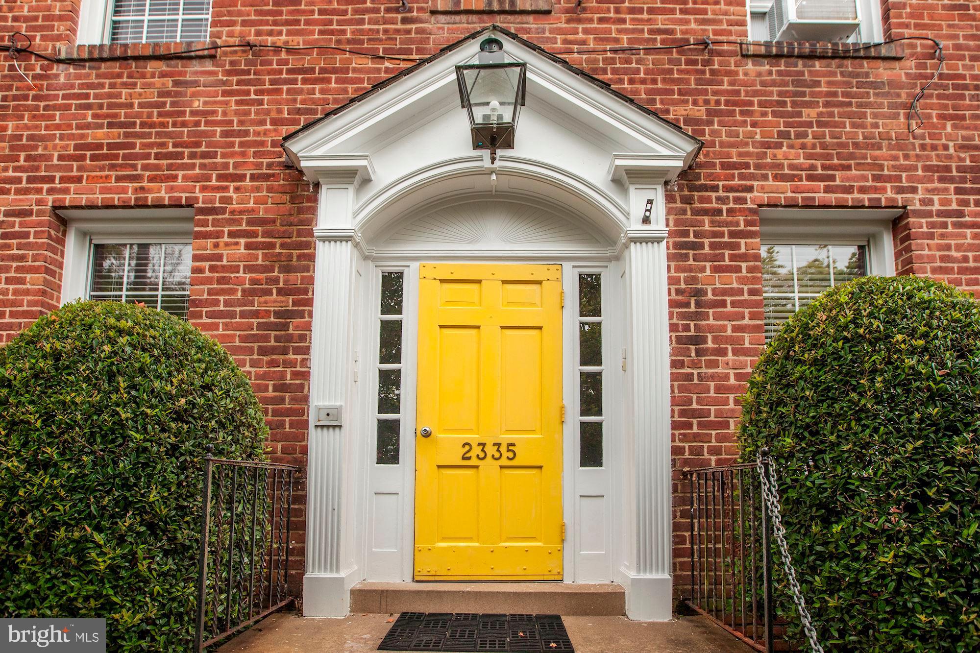 2335 40th Street Northwest, Unit 2 Washington, DC 20007 - Photo 3 of 19 Front Doorway