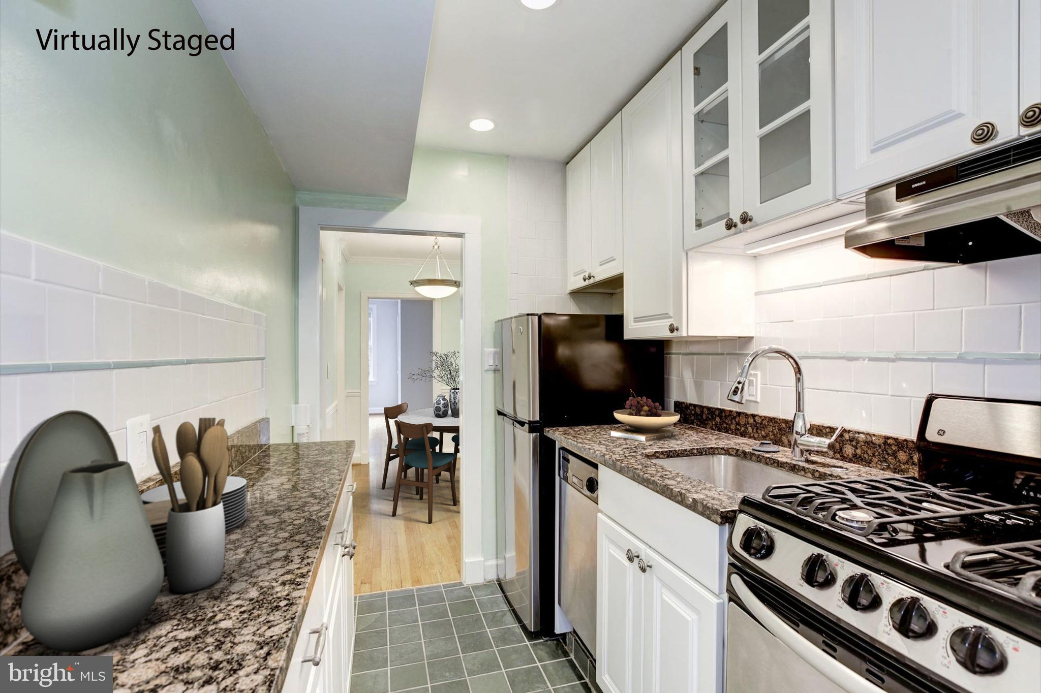 2335 40th Street Northwest, Unit 2 Washington, DC 20007 - Photo 10 of 19 Granite counters