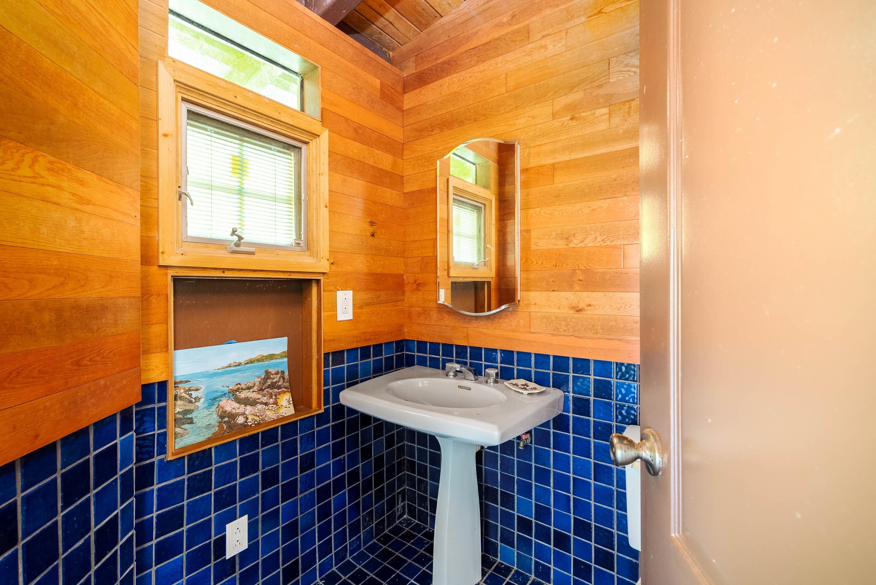 810 Nahiku Road Haiku, HI 96708 - Photo 33 of 50 a bathroom with a sink and a mirror