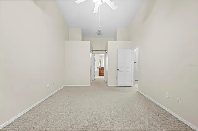 a view of a yard with an outdoor space