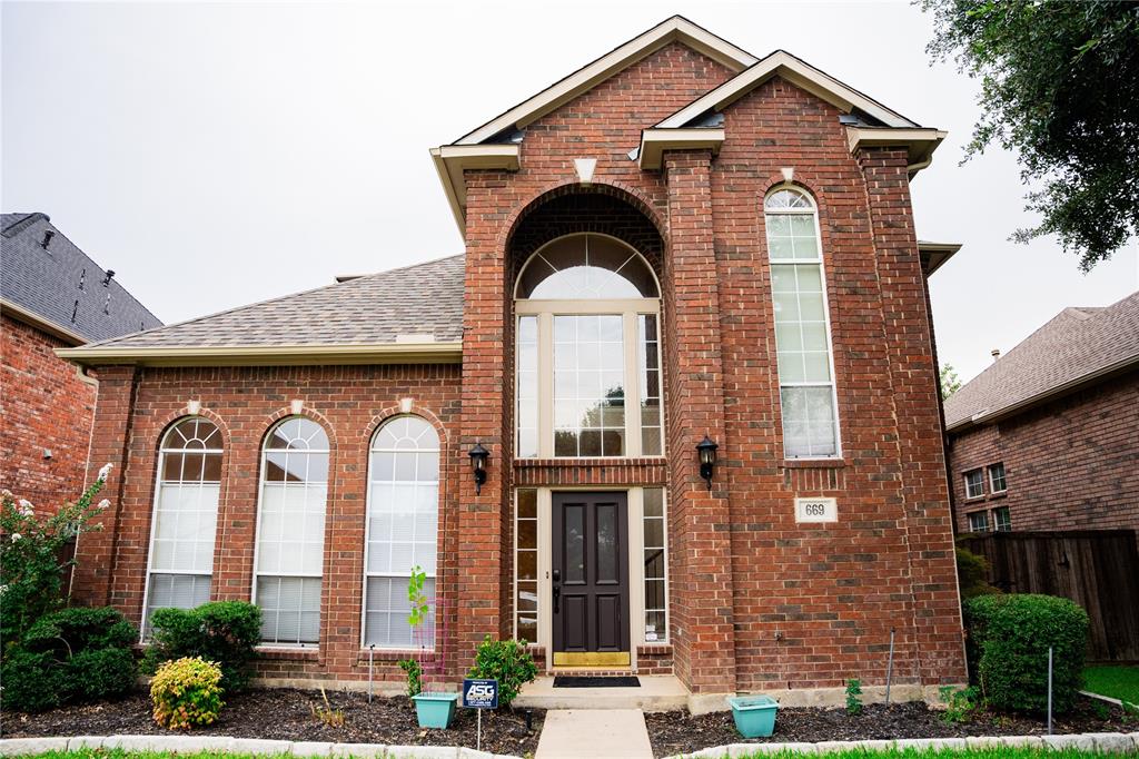 669 Nottingham Drive Coppell, TX 75019 - Photo 1 of 1 a front view of a house