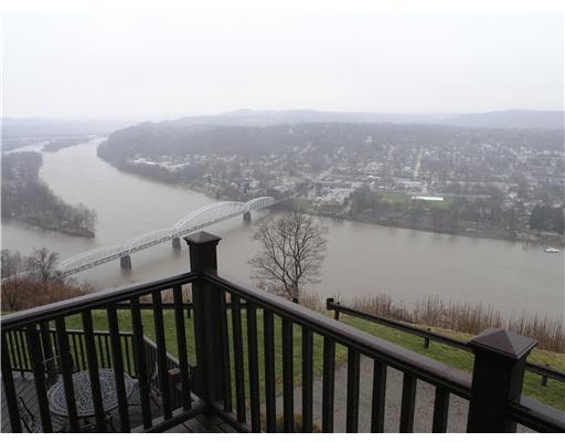 190 Shadow Ridge Drive Pittsburgh, PA 15238 - Photo 16 of 18 Master Bedroom. View of the Hulton Bridge from the master bedroom deck.