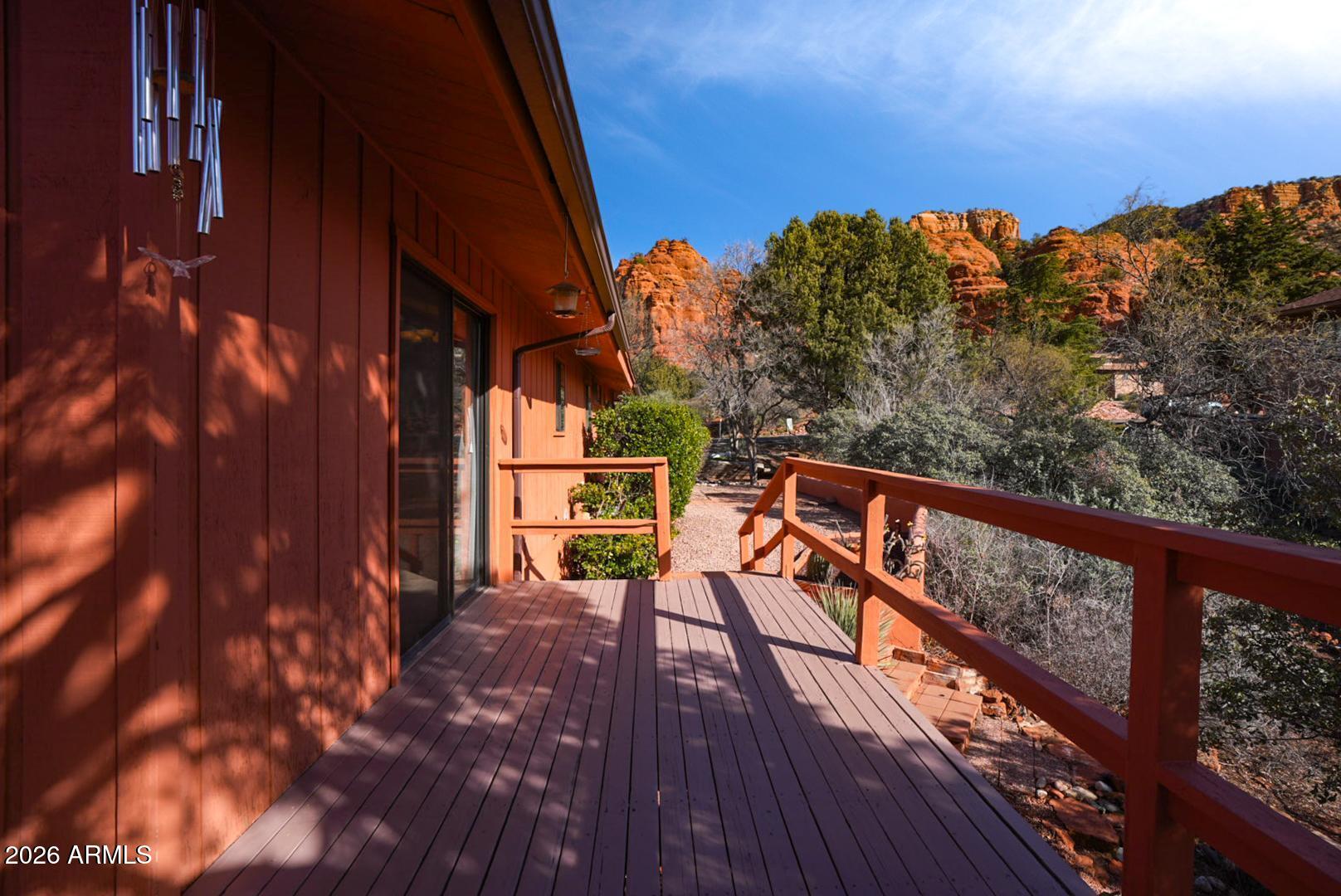 90 Box Canyon Road Sedona, AZ 86351 - Photo 39 of 51 Deck View