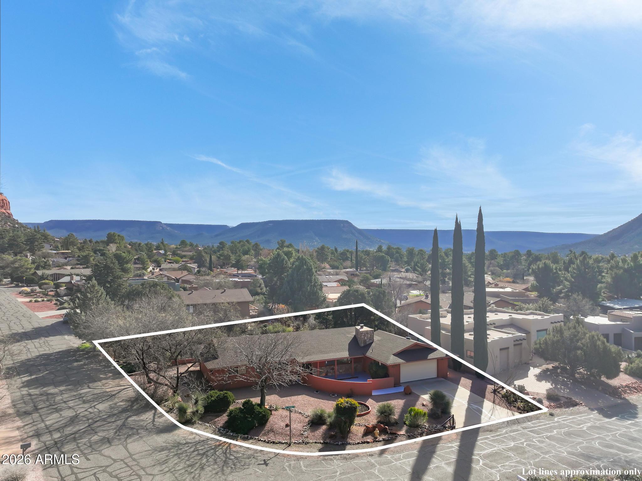 90 Box Canyon Road Sedona, AZ 86351 - Photo 50 of 51 Aerial NW