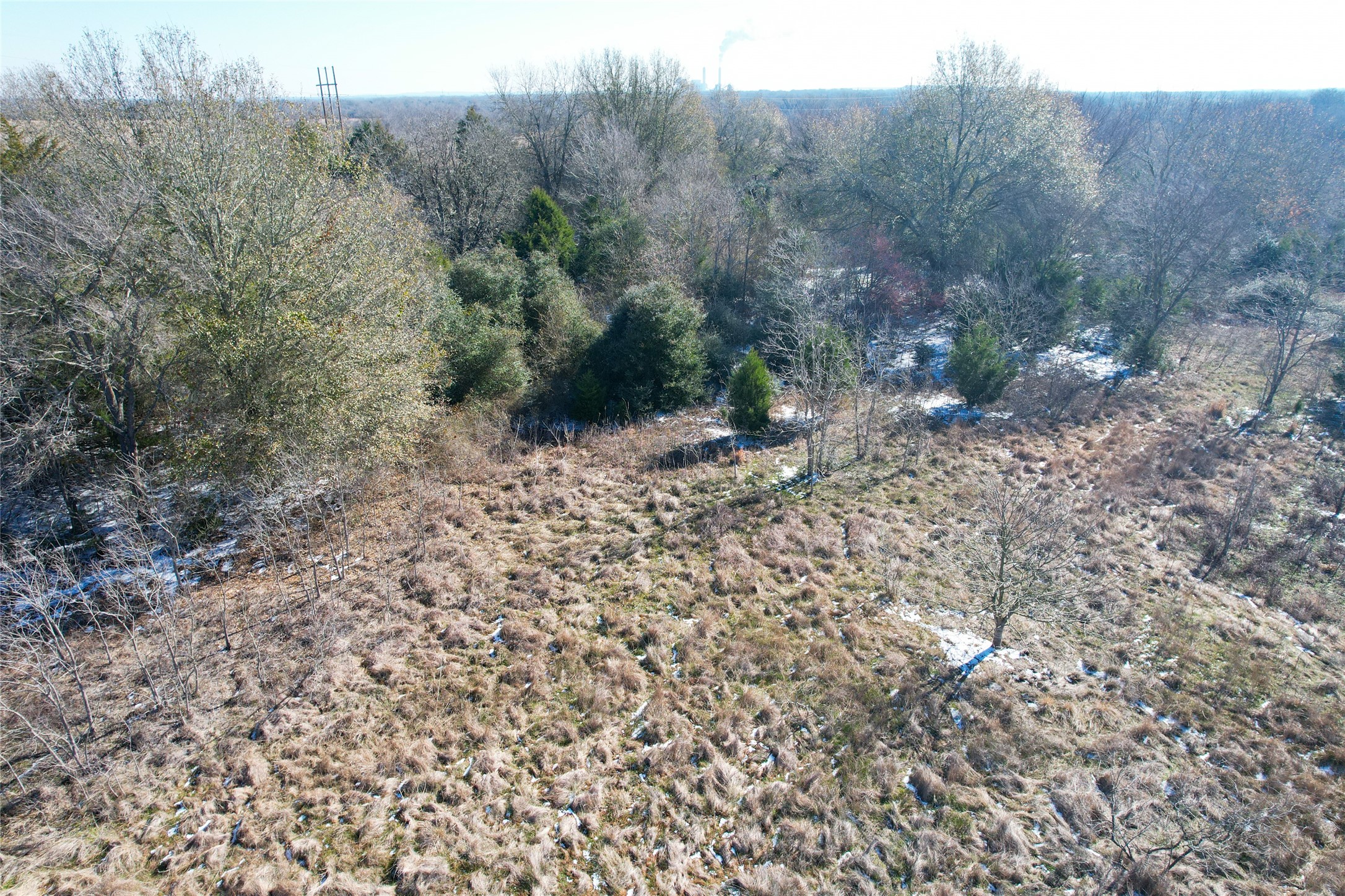 2 Prairie Grove Road Bremond, TX 76629 - Photo 13 of 28 a view of a dry yard with trees in the background