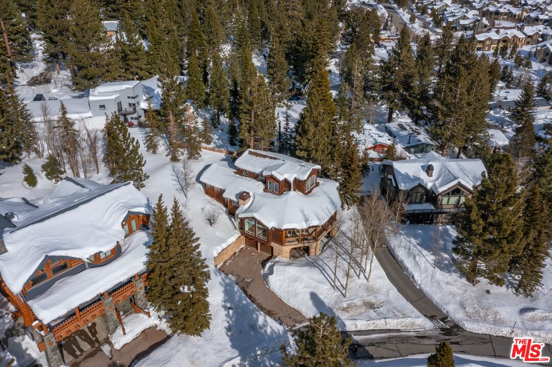 370 Ranch Road Mammoth Lakes, CA 93546 - Photo 2 of 38 an aerial view of a house with outdoor space