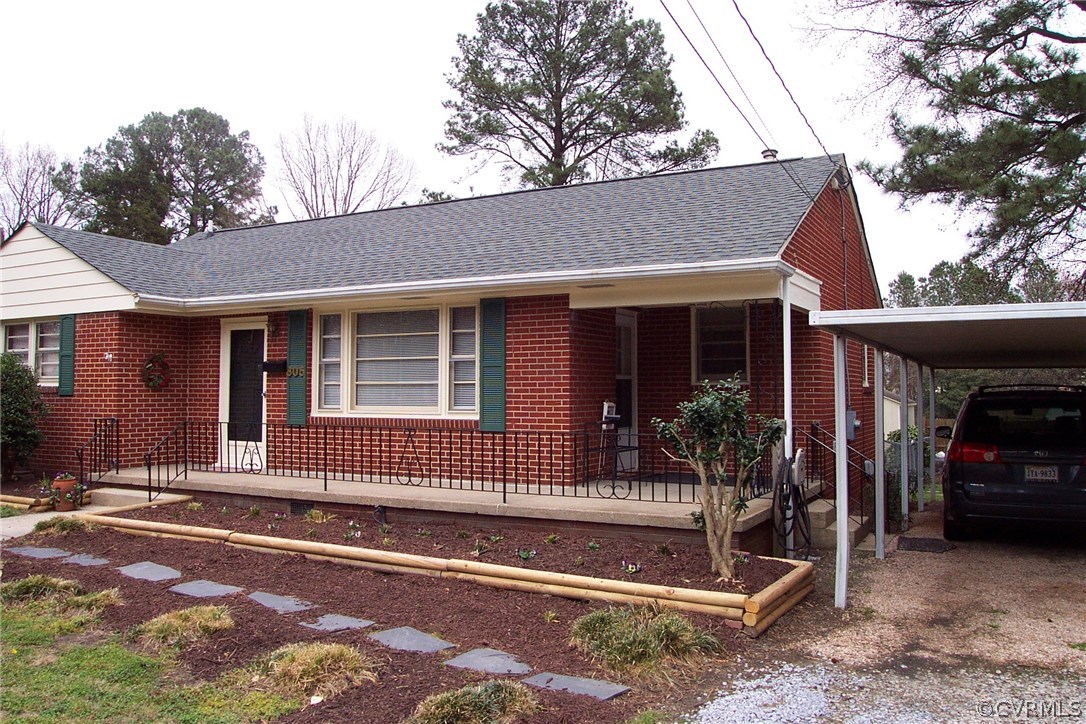 805 Conduit Road Colonial Heights, VA 23834 - Photo 16 of 21 Exterior Front with Car Port