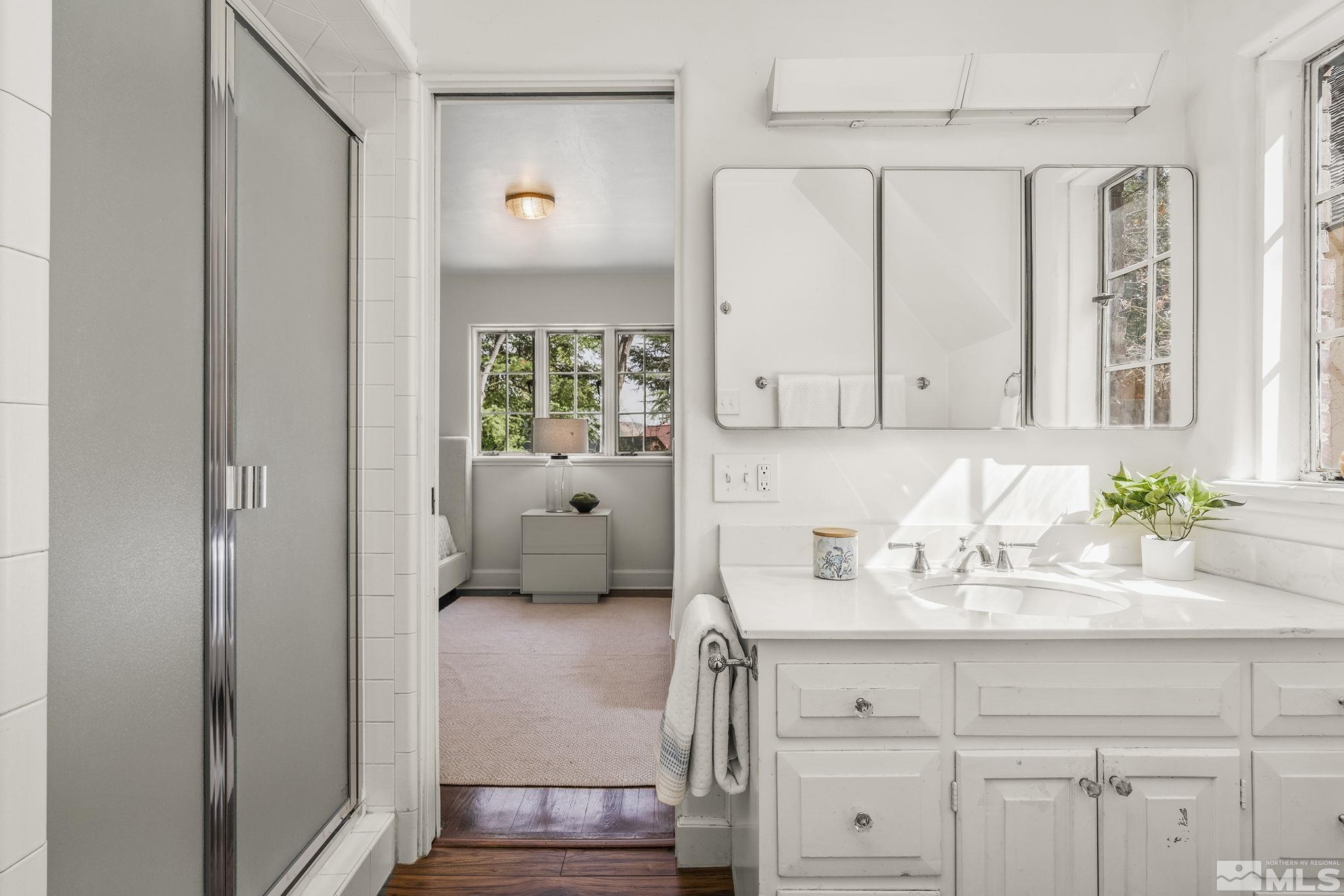 751 Marsh Avenue Reno, NV 89509 - Photo 22 of 39 a bathroom with a sink and a mirror
