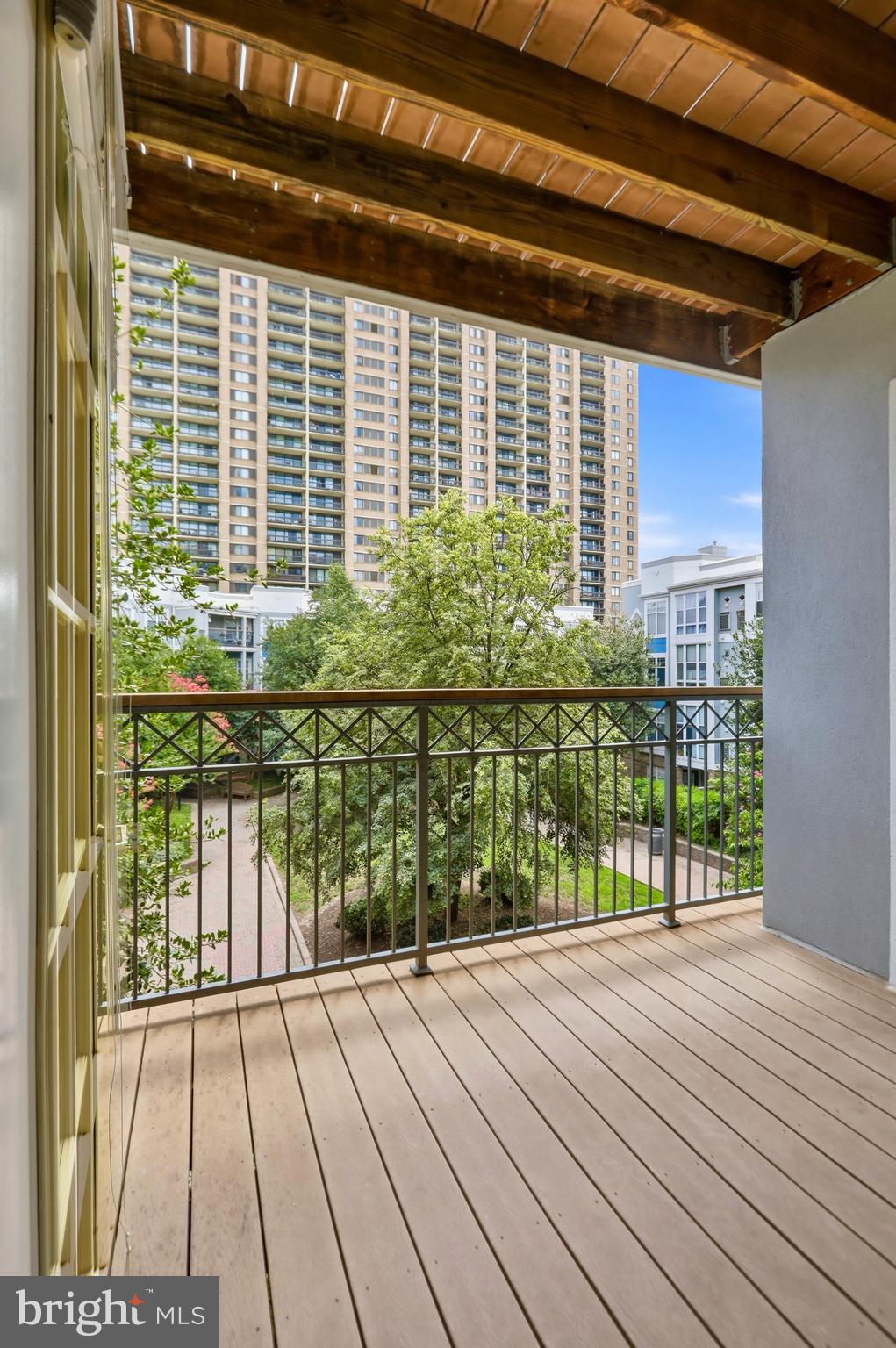 5565 Seminary Road, Unit 314 Falls Church, VA 22041 - Photo 19 of 22 a view of a balcony with wooden floor