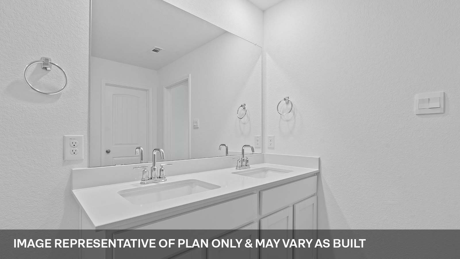 275 Mountain Pea Road Kyle, TX 78640 - Photo 15 of 22 a bathroom with a sink and a mirror